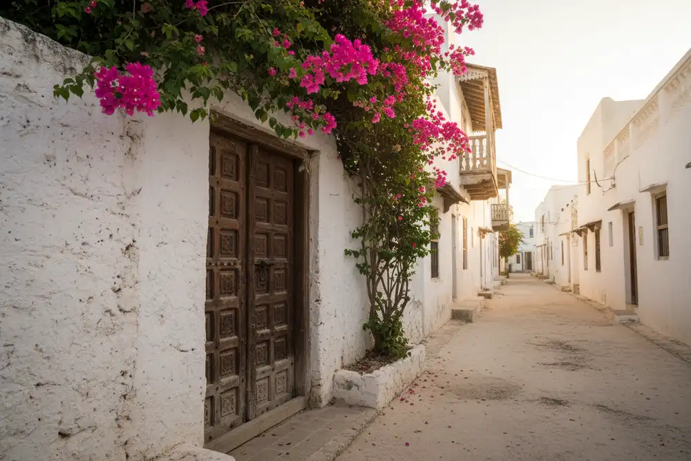 Traditional Swahili architecture and coastal culture in Diani Beach area